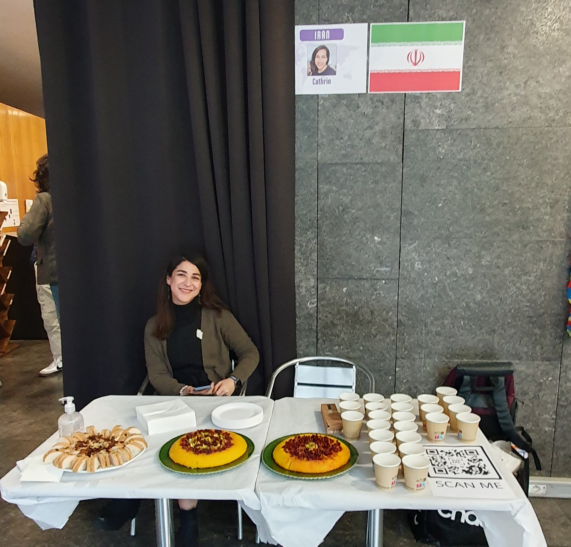 Soirée internationale ENSGSI : célébration de la diversité et des étudiants internationaux. Stand de l'Iran.