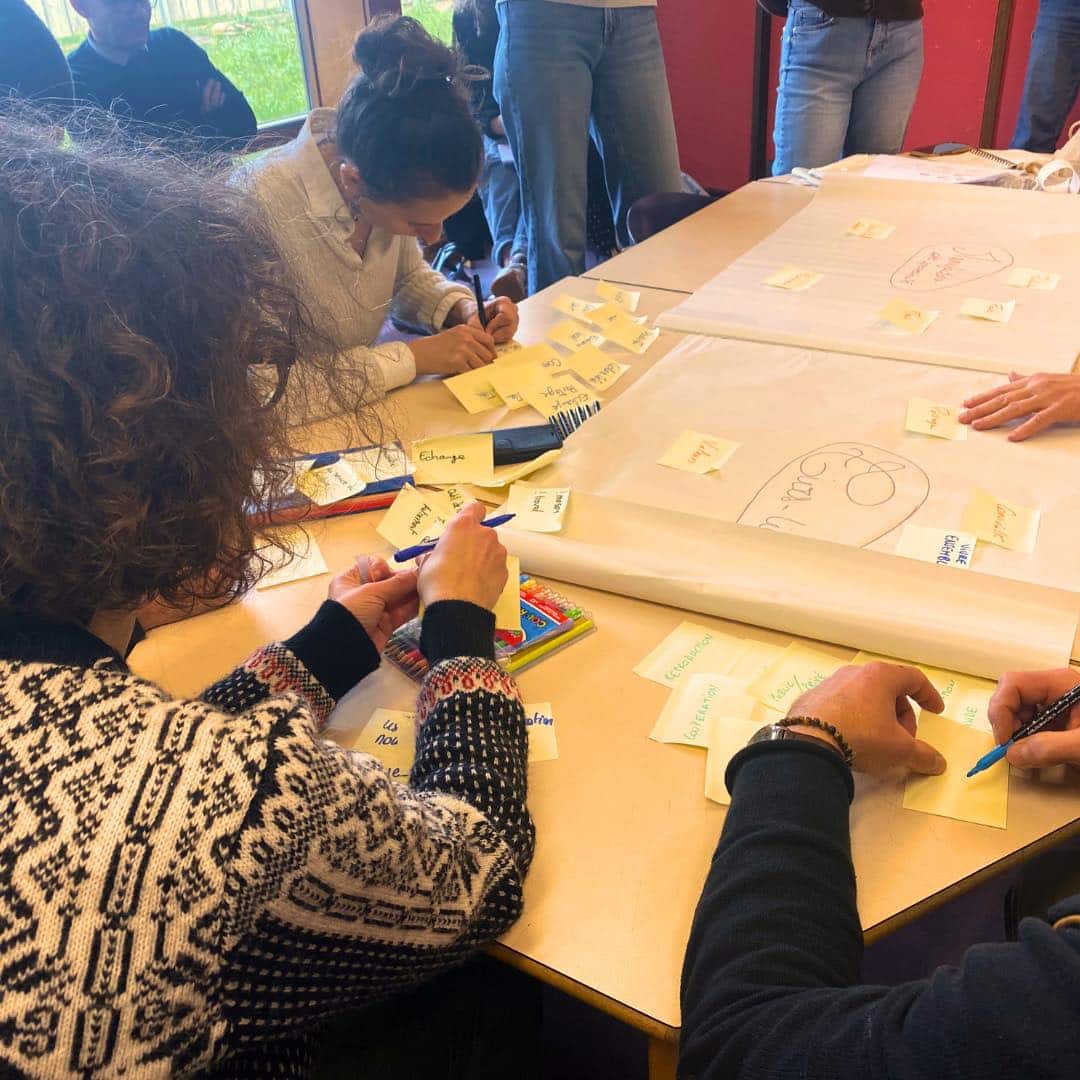 Brainstorming des élèves-ingénieurs de l'ENSGSI en mode Fab Living Lab à Jarville-la-Malgrange