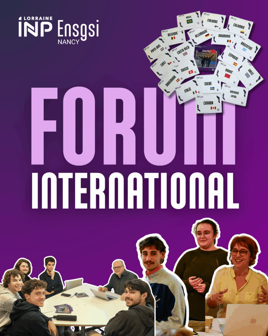 Forum International 2025 à l’ENSGSI – journée dédiée à la mobilité internationale au Lorraine Fab Living Lab
