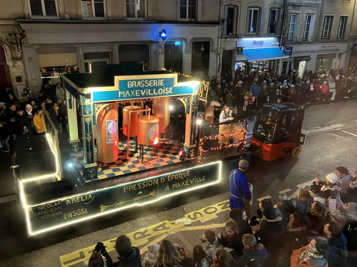 Char de la Saint-Nicolas 2025 conçu par les étudiants de l’ENSGSI pour la Ville de Maxéville