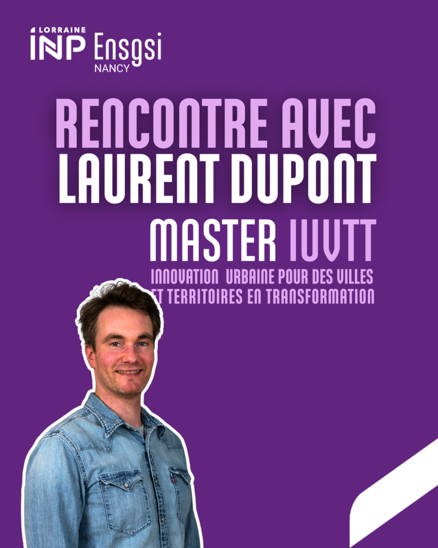 Laurent Dupont présente le Master IUVTT de l’ENSGSI et les profils recherchés pour intégrer la formation