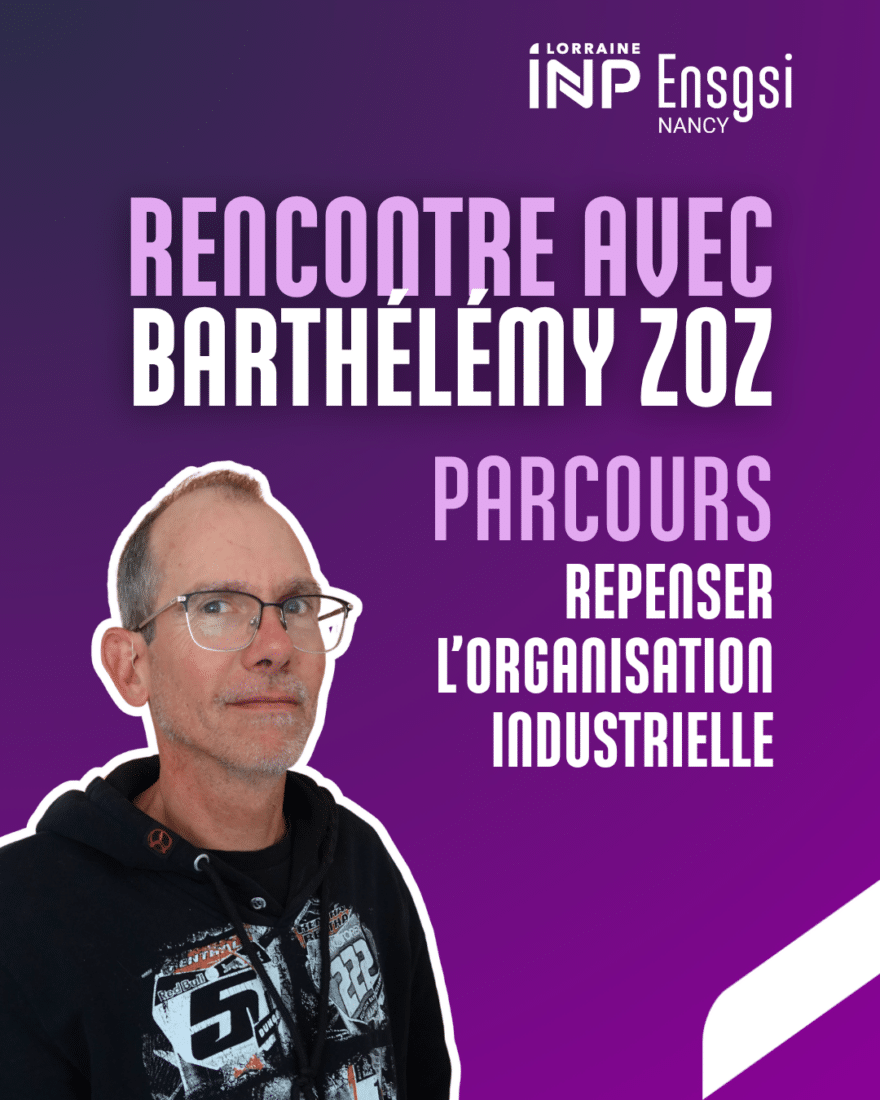 Étudiants ingénieurs travaillant sur l’optimisation de flux et la performance industrielle dans un environnement pédagogique ENSGSI.