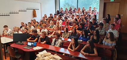 Étudiants de 1re année ingénieur réunis en amphithéâtre pour leur rentrée 2026 à l’ENSGSI