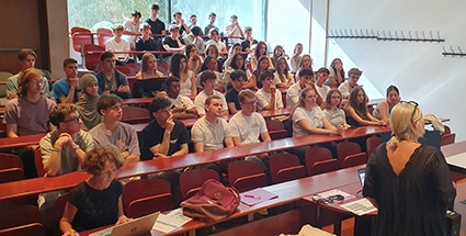 Étudiants de 1re année prépa intégrée réunis en amphithéâtre pour la rentrée 2026 à l’ENSGSI