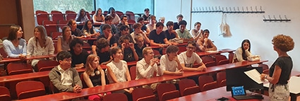 Étudiants de 2e année prépa intégrée réunis en amphithéâtre lors de la rentrée 2026 à l’ENSGSI